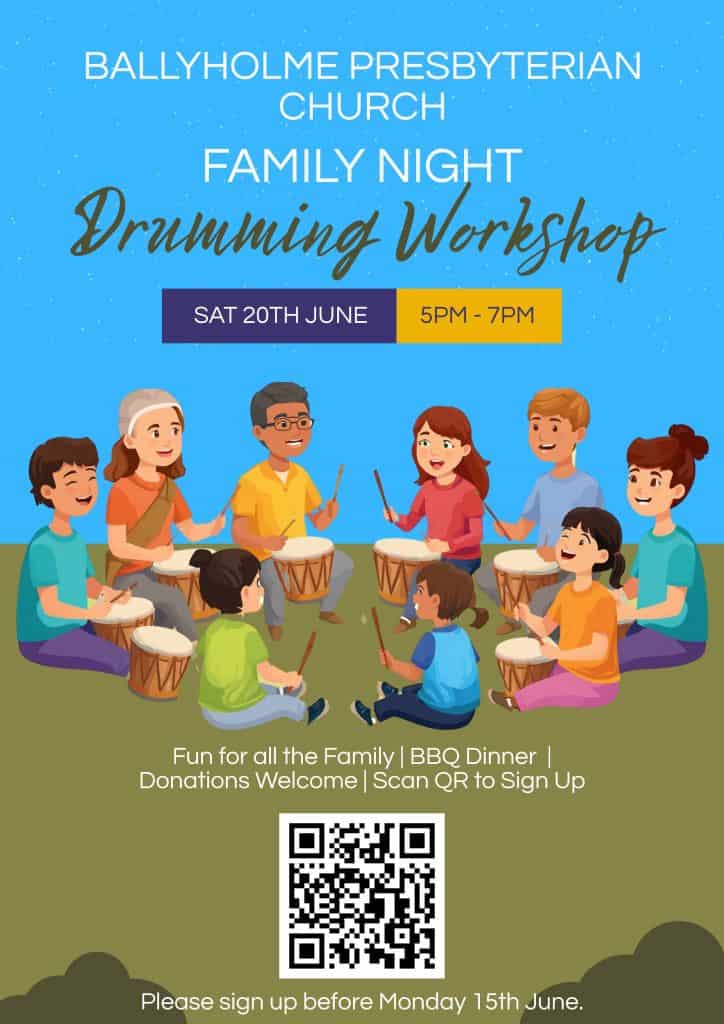 Drumming Workshop Ballyholme Presbyterian